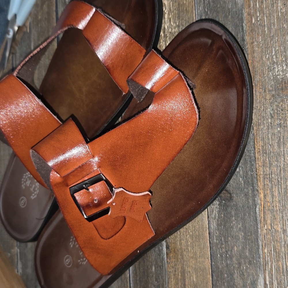 TAILORED REACTION LEATHER MEN SANDALS - Picture 3 of 6